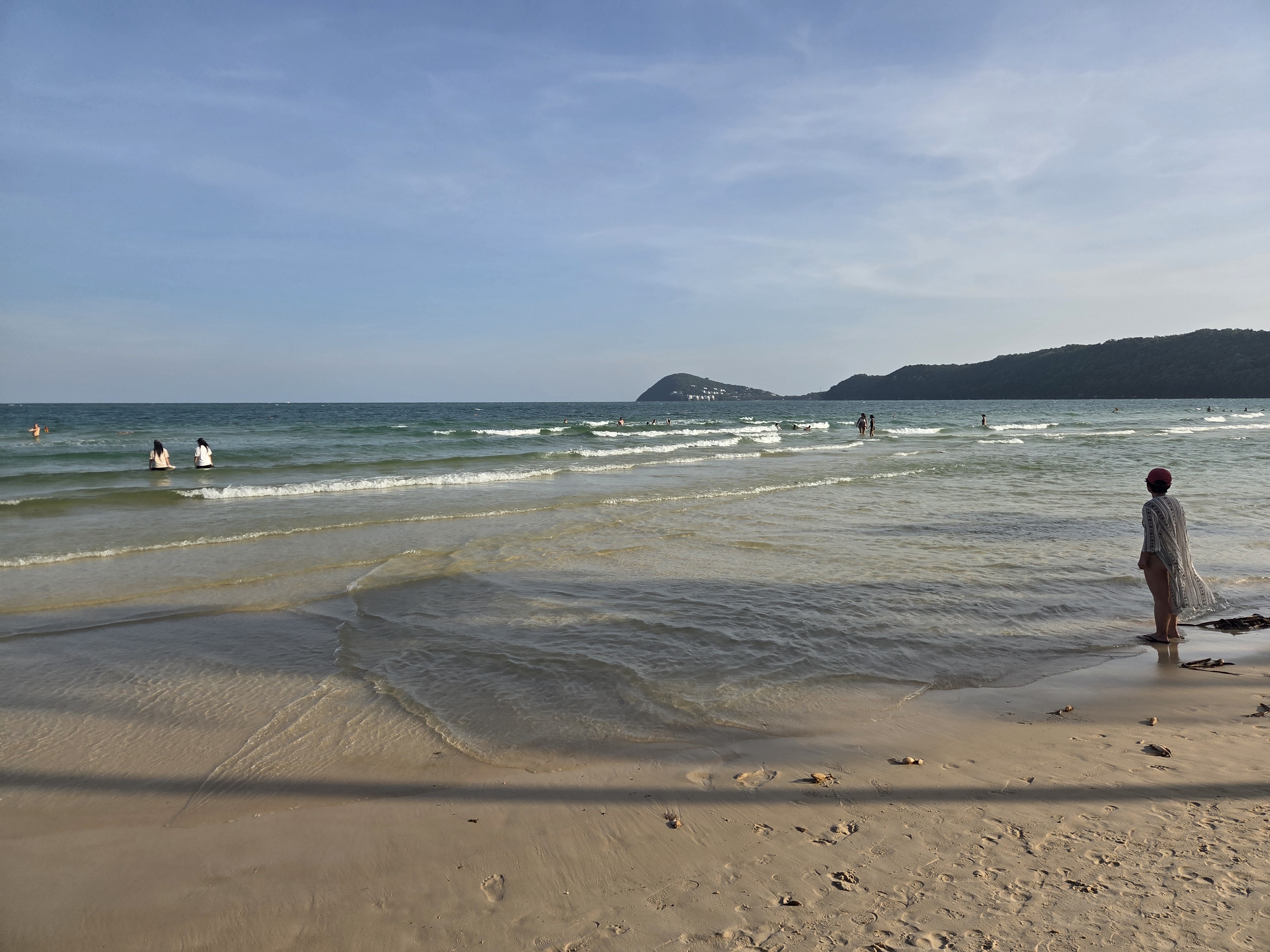 바닷가엄마와아이들