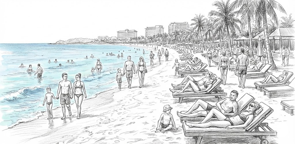 리조트옆바닷가